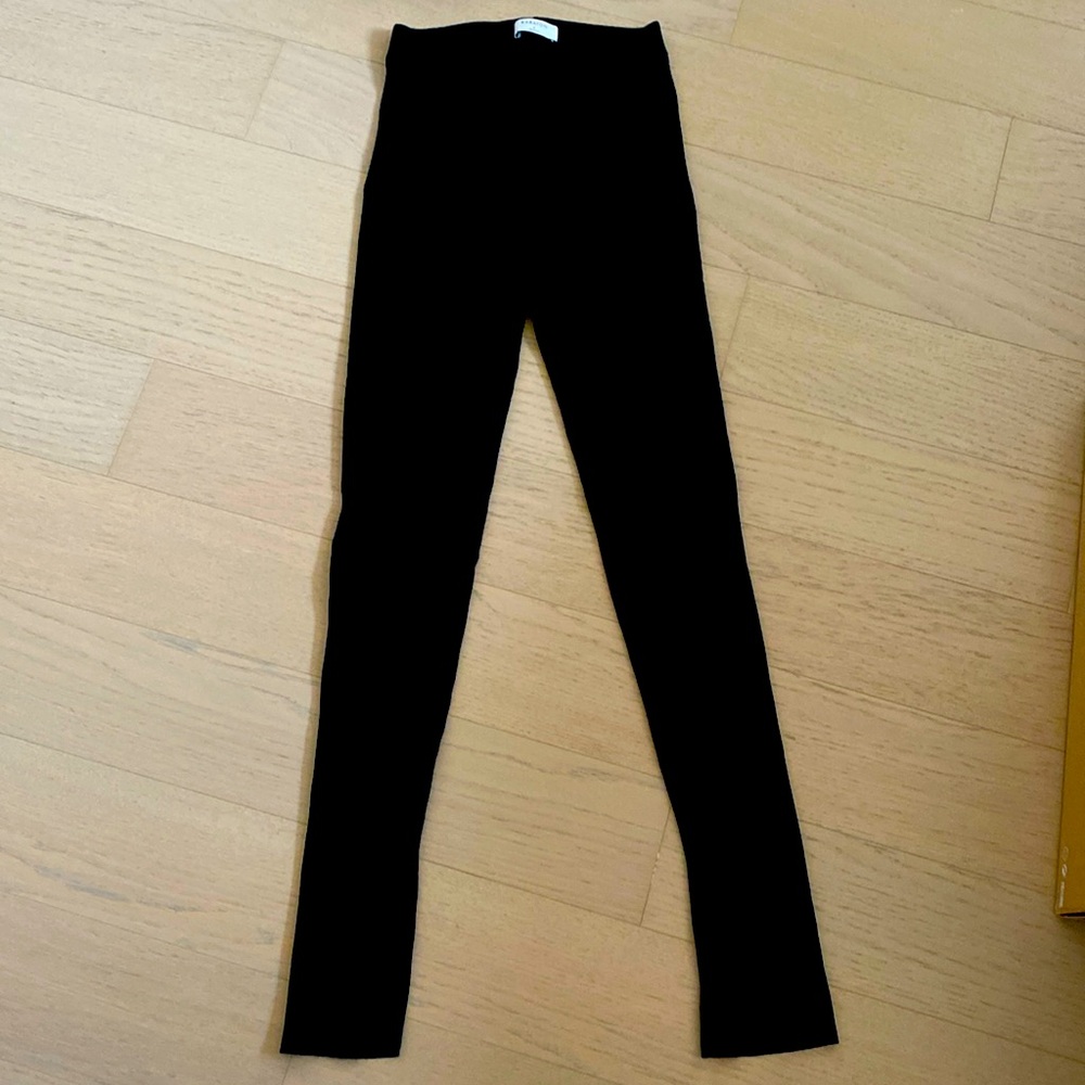 Babaton Knit Black Pant with Slits